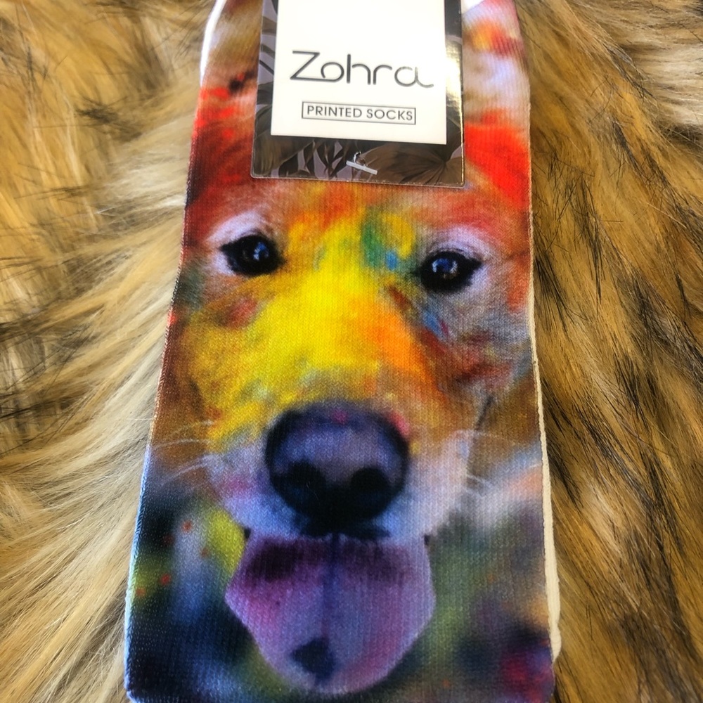 GOLDEN RETRIEVER Printed Dog Socks ZOHRA